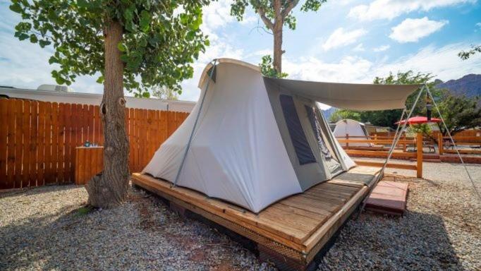 FunStays Glamping Setup Tent in RV Park #2 OK-T2 Moab Eksteriør billede